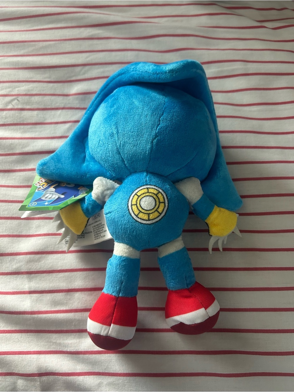 Sonic the Hedgehog Metal Sonic 35th Anniversary 7” Plush Jakks Pacific - Picture 7 of 7
